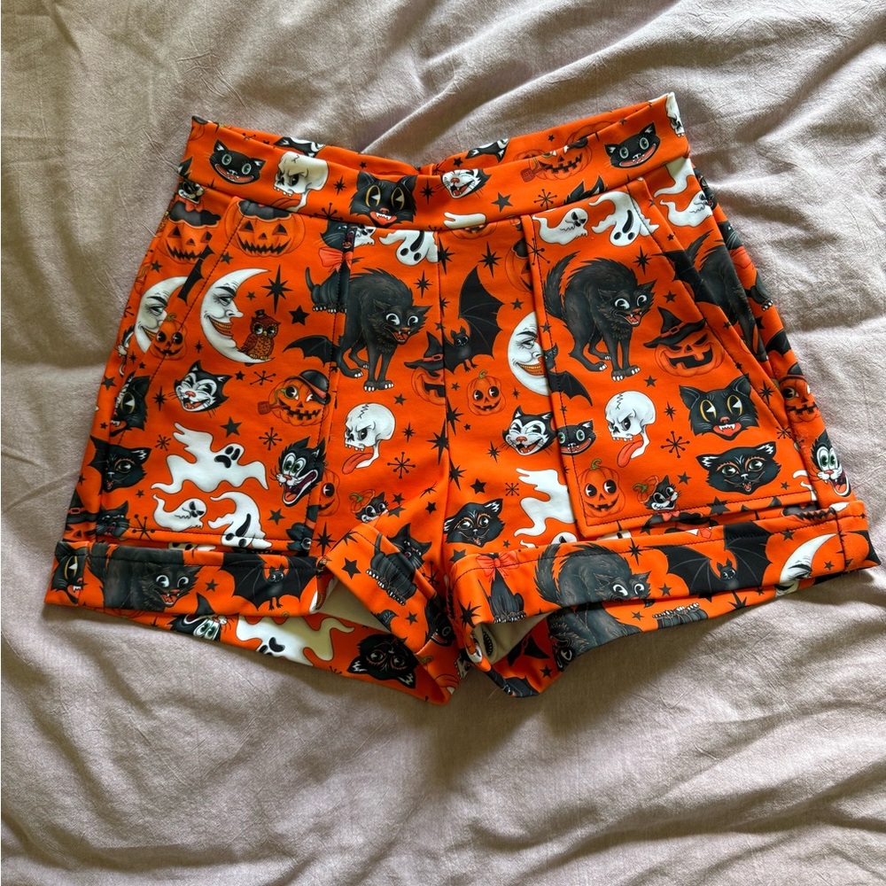 Blackmilk Trick or Treat shorts